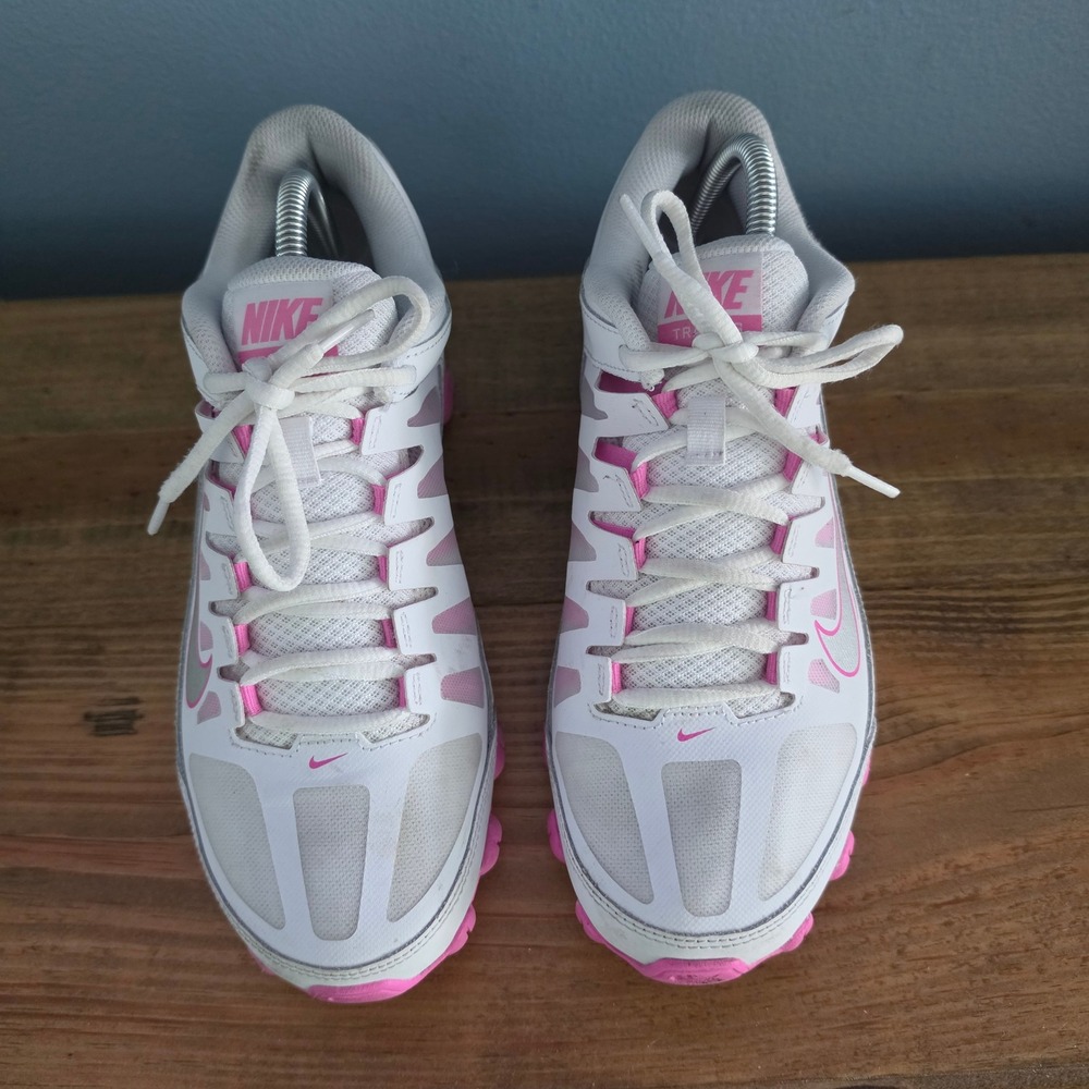 Nike Womens Reax Training Shoes White Pink Running Sneakers Size 9.5 US - Picture 2 of 10